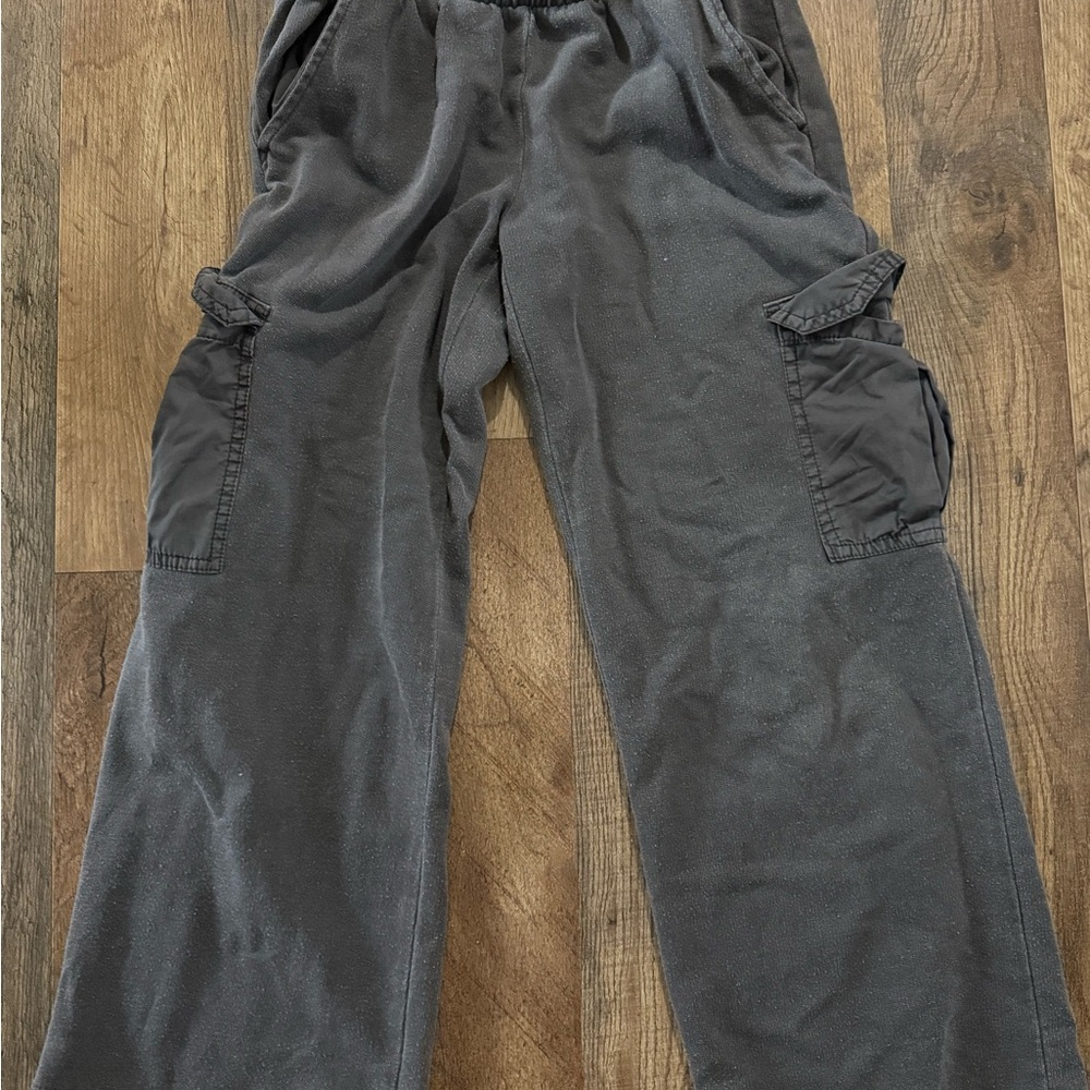 Cat & Jack Charcoal Elastic Waist Pants